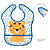 Babador Impermeável Com Bolso Pega Migalhas e Velcro Animal Fun Bebê Infantil Buba - Imagem 16