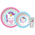 Kit Refeição Animal Fun Prato Raso Bowl e Copo Introdução Alimentar Bebê Infantil Buba - Imagem 7