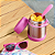 Pote Térmico Infantil Inox Com Colher 320ml Buba Para Comida e Papinha Bebê e Criança - Imagem 3