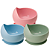 Bowl Em Silicone Tigela Com Ventosa 350ml Infantil Buba Introdução Alimentar Bebê Criança - Imagem 1