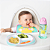 Prato Com 3 Divisórias Animal Fun Introdução Alimentar Bebê Infantil Buba Pode Microondas e Lava Louças - Imagem 2
