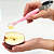 Colher Infantil Raspa Fruta 2 em 1 Inox e Silicone Buba Introdução Alimentar Bebê Criança - Imagem 3