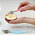 Colher Infantil Raspa Fruta 2 em 1 Inox e Silicone Buba Introdução Alimentar Bebê Criança - Imagem 2
