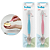Colher Infantil Raspa Fruta 2 em 1 Inox e Silicone Buba Introdução Alimentar Bebê Criança - Imagem 1