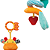 Móbile de Pelúcia Mola de Atividades Happy Zoo Espiral Para Berço e Carrinho Bebê Infantil Buba - Imagem 8