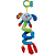 Móbile de Pelúcia Mola de Atividades Happy Zoo Espiral Para Berço e Carrinho Bebê Infantil Buba - Imagem 10
