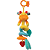 Móbile de Pelúcia Mola de Atividades Happy Zoo Espiral Para Berço e Carrinho Bebê Infantil Buba - Imagem 11
