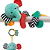 Móbile de Pelúcia Mola de Atividades Happy Zoo Espiral Para Berço e Carrinho Bebê Infantil Buba - Imagem 9