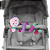 Móbile de Pelúcia Mola de Atividades Happy Zoo Espiral Para Berço e Carrinho Bebê Infantil Buba - Imagem 4