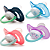 Chupeta Buba Comfort Ultra Soft Ventilação Tam 2 Com Tampa Protetora* de Bico Silicone Para Bebê +6 meses - Imagem 3