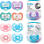 Chupeta Buba Comfort Ultra Soft Ventilação Tam 1 Com Tampa Protetora* de Bico Silicone Para Bebê 0-6 meses - Imagem 1