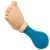 Mordedor Chocalho Pezinho Colorido Bebê Infantil Toyster - Imagem 7
