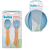 Kit Alimentação Silicone Gumy Buba 5 Peças Babador Prato Bowl Talher de Bambu Introdução Alimentar - Imagem 7