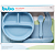 Kit Refeição Silicone Buba 3 Peças Babador Prato Com Divisória e Colher Introdução Alimentar - Imagem 9