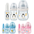 Kit 3 Mamadeiras Lillo Evolution Primeiros Passos 50/150/240 ml Com Tampa Antivazamento e Bico Redondo - Imagem 1