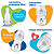 Kit 3 Mamadeiras Lillo Evolution Primeiros Passos 50/150/240 ml Com Tampa Antivazamento e Bico Redondo - Imagem 2