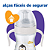 Mamadeira Com Alça Lillo Evolution 240ml Bico 6m+ Com Tampa Antivazamento e Bico Redondo - Imagem 2