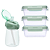 Kit Infantil Buba Garrafinha Tritan 300ml + 3 Potinhos Herméticos 100ml - Imagem 4
