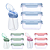 Kit Infantil Buba Garrafinha Tritan 300ml + 3 Potinhos Herméticos 100ml - Imagem 1