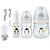 Kit 3 Mamadeiras Lillo Evolution 50/150/240 ml + Escovas Para Lavar Mamadeira e Bico Buba - Imagem 5