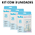 Kit 75 Sacos Para Armazenar Congelar Transportar Leite Materno 200ml Buba - Imagem 1