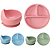 Kit Alimentação Silicone Buba 2 Peças – Prato com Divisórias e Bowl com Ventosas - Imagem 1