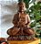 Escultura de Buda em Madeira Suar 40 cm | Abhaya Mudra - Imagem 1