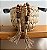 Colar Decorativo de Madeira Cor Escura e Sisal (135cm) - Imagem 4