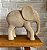 Escultura de Elefante em Poliresina com Aspecto de Crochê Mart (2 tamanhos) - Imagem 2