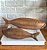 Escultura Decorativa de Peixe em Poliresina Amadeirada (2 tamanhos) - Imagem 4