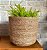 Cachepot para Plantas em Fibra Natural Escura (3 Tamanhos) - Imagem 1