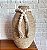Colar Decorativo de Mesa Curto em Madeira Natural Clara e Juta (50cm) - Imagem 3