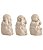 Trio de Mini Budas em Cimento (3 Peças) - Imagem 3