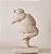 Escultura de Bailarina com as Mãos para Trás (22x12) - Imagem 1