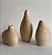 Trio de Mini Vasos Decorativos em Poliresina Mármore Travertino - Imagem 3