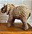 Escultura de Elefante com Aspecto de Fibra Natural - Imagem 3