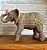 Escultura de Elefante com Aspecto de Fibra Natural - Imagem 2