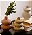 Trio de Mini Vasos Decorativos Boho em Cerâmica (3 peças) - Imagem 1