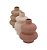 Trio de Mini Vasos Decorativos Boho em Cerâmica (3 peças) - Imagem 3