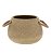 Vaso Decorativo em Cerâmica com Alças de Corda (P) - Imagem 1