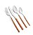 Conjunto de Talheres Garbo Ranch Silver Matte (16 peças) - Imagem 1
