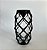 Vaso Decorativo 3D Preto com Tubo de Vidro - Imagem 1