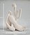Escultura Decorativa Abaporu Off-White (32x27) | Tarsila do Amaral - Imagem 3