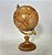 Globo Terrestre Decorativo e Giratório com Base de Madeira (25cm) - Imagem 1