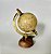 Globo Terrestre Decorativo e Giratório com Base de Madeira (15cm) - Imagem 1