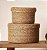 Cesto Decorativo com Tampa em Fibra Natural (P) - Imagem 2
