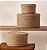 Cesto Decorativo com Tampa em Fibra Natural (P) - Imagem 1