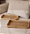 Bandeja Decorativa Retangular em Fibra Natural G (44x30cm) - Imagem 2