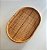Bandeja Decorativa Oval em Fibra Natural Pequena (44x31cm) - Imagem 1