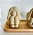 Escultura Decorativa Trio de Macacos Sábios em Cimento (3 Peças) - Imagem 2